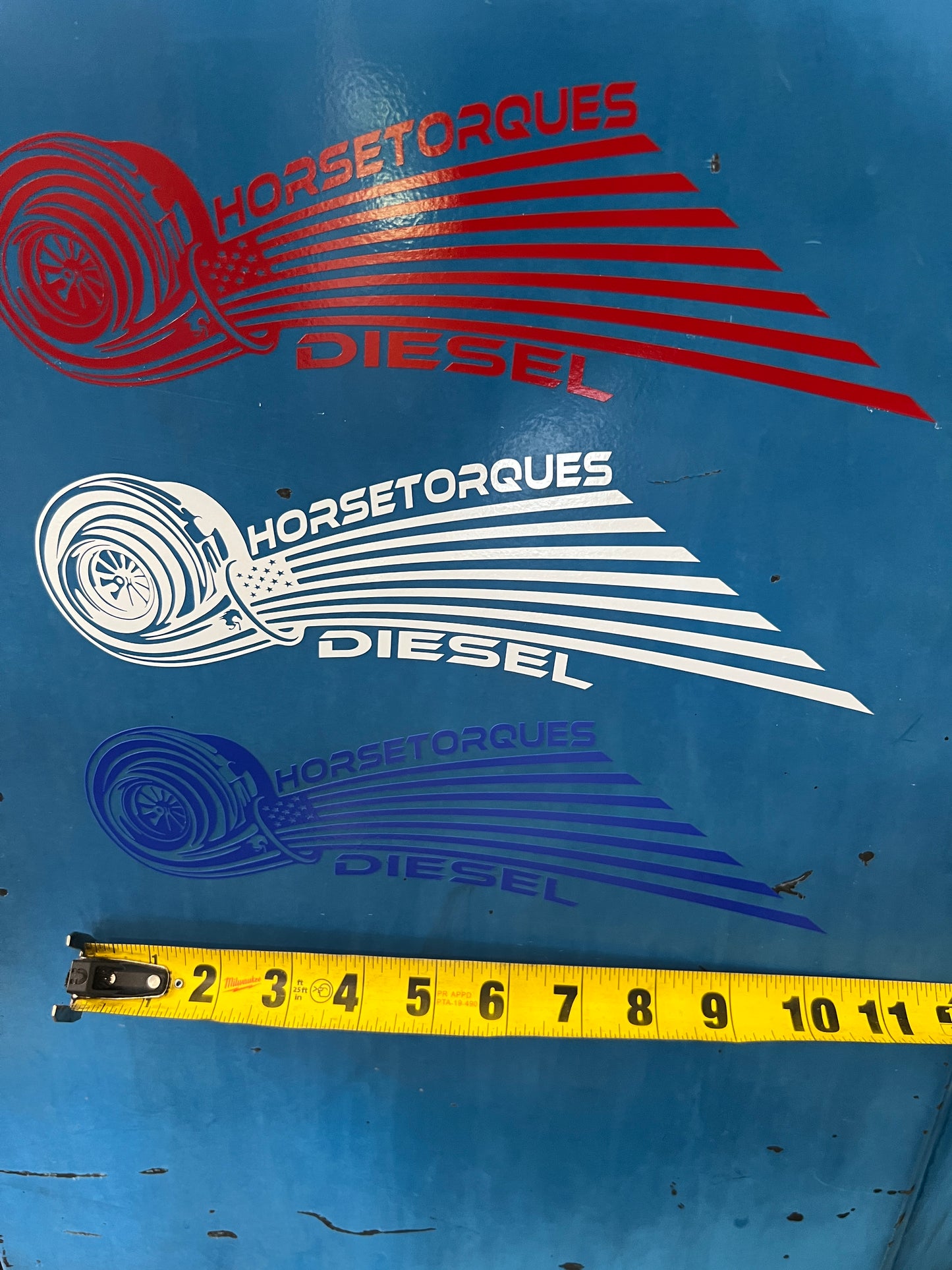 10" Horsetorques Diesel Sticker